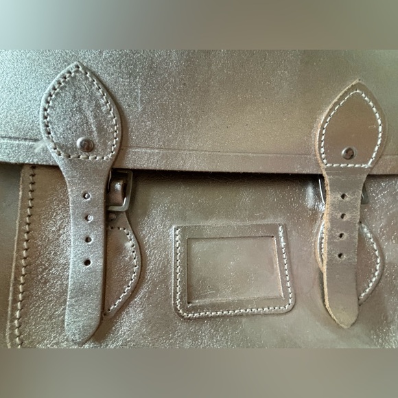 Cambridge Satchel Company silver metallic satchel. - Picture 13 of 15